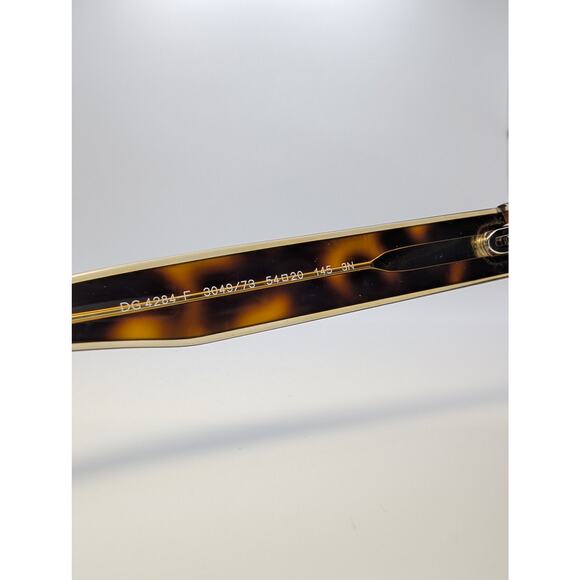 Dolce & Gabbana Unisex Square Frame Sunglasses – Tortoise Shell – New - Picture 7 of 9